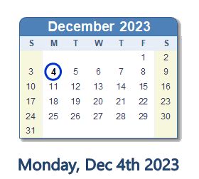 Paris, 4th December 2023 